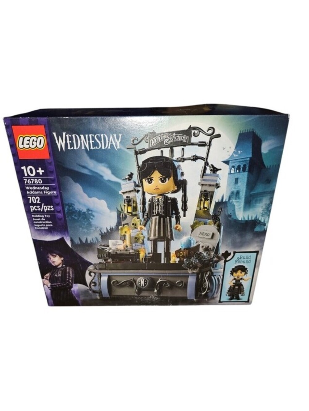 LEGO Wednesday Addams Figure 76780 NEW In Box 702 Pieces